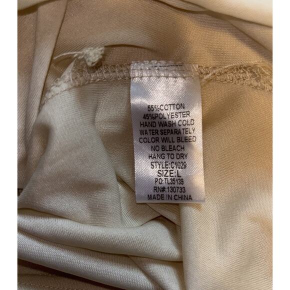 Renvy Dress Sz LG Embroidered Cottage Core‎ Flowy Knee Length - Picture 5 of 8